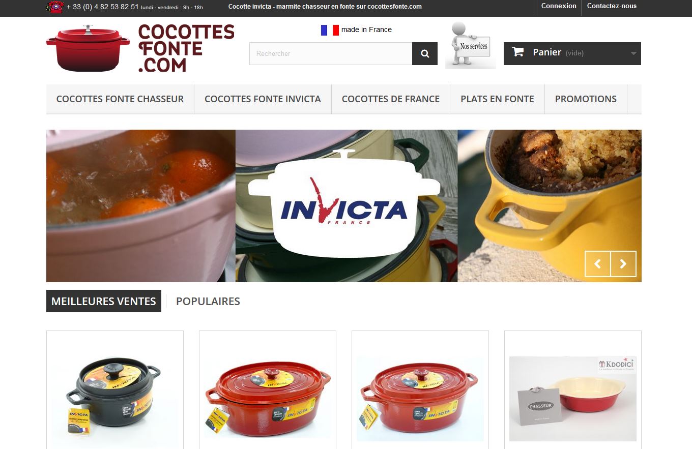 Détails : Cocottes fonte