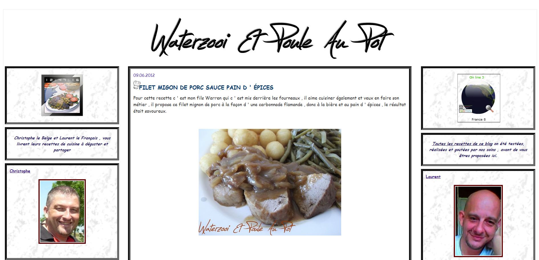 Waterzooi et poule au pot