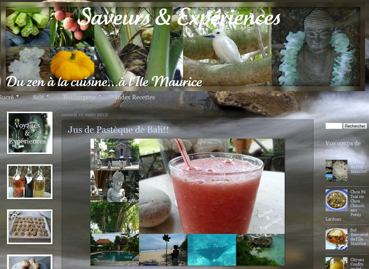 Détails : Saveurs & Expériences