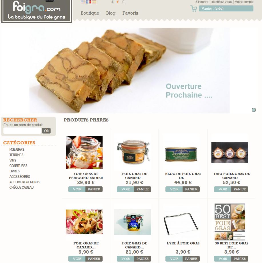 Détails : Foigra.com, vente de produits du terroir foie gras et terrines