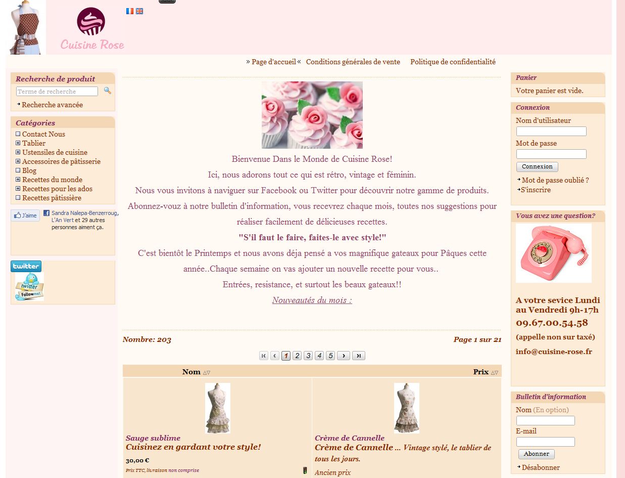 Détails : Cuisine Rose