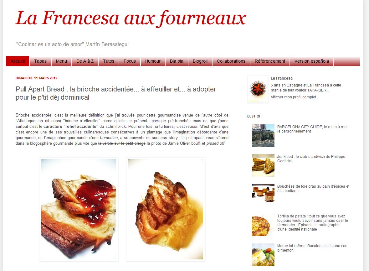 Détails : La Francesa aux fourneaux