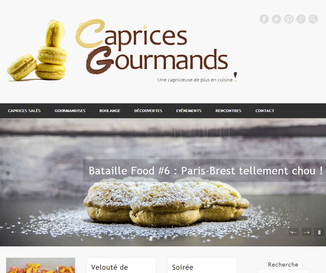 Détails : Caprices Gourmands