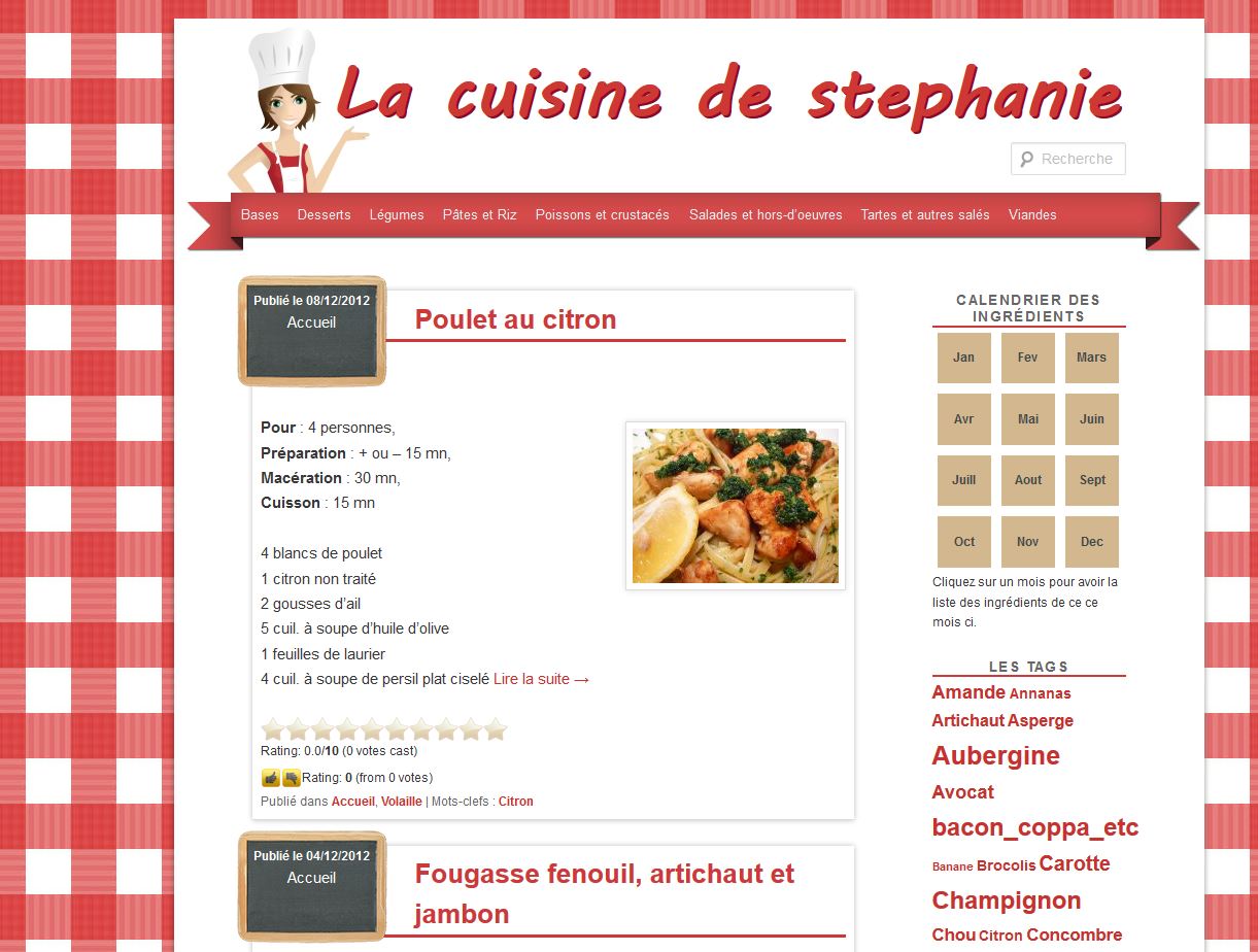 Détails : La cuisine de Stéphanie