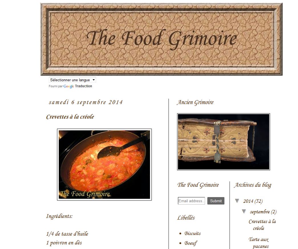The Food Grimoire