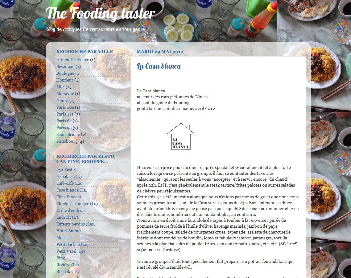 Détails : The Fooding taster
